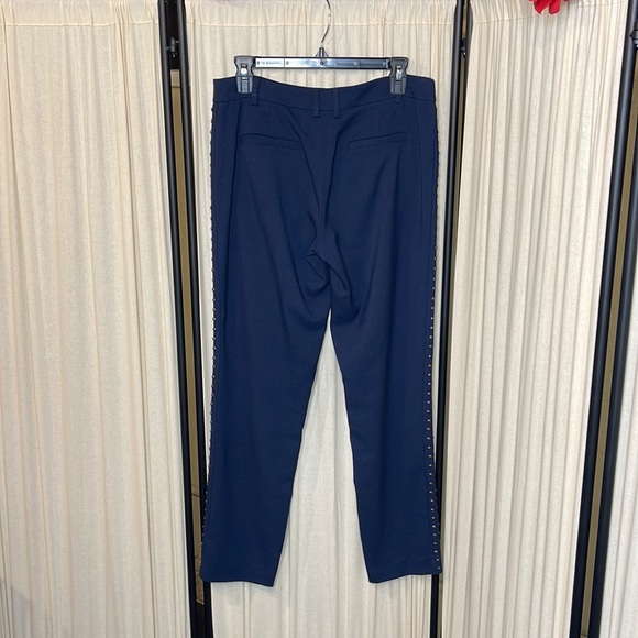 ANTHROPOLOGIE- CARTONNIER LOU TAPER EMBELLISHED NAVY BLUE TWILL PANTS SIZE 4T - Picture 12 of 15